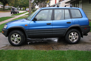 Rav-4-blue - 4x4 Car Hire Kampala